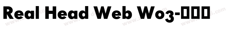Real Head Web W03字体转换